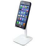 מעמד מתכתי מהודר מתכוונן לטלפון נייד וטאבלט