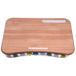 מגש פינוק במבוק למחשב נייד Bamboo Laptop Desk עם מקום לעט