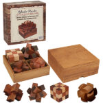 מארז מתנה מהודר לארבעה משחקי מחשבה