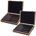 ערכת מתנה מהודרת הכוללת מחברת, בלוק ועט X-PEN במארז עץ מבית המותג גבעוני