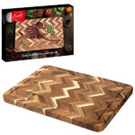 "Comida" לוח חיתוך עץ בוצ'ר מהודר ACACIA (קרש חיתוך)