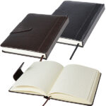 מחברת כריכת PU דמוי עור יוקרתי A5 פתיחה עברית סגירה מגנטית 168 דף מבית המותג גבעוני