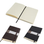מחברת כריכת PU דמוי עור יוקרתי פתיחה אנגלית 104 דף מבית המותג גבעוני