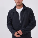 ג'קט פליז - כחול כהה